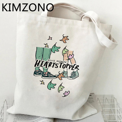 Tv Show Heartstopper torba za kupnju bolsas de tela tote torba za recikliranje bolso eco bag net sklopiva shoping juta sac tissu