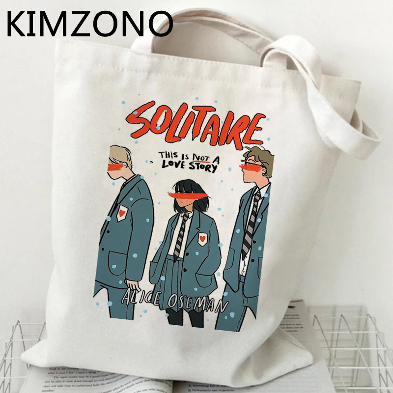 Tv Show Heartstopper Shopping Bag Nick and Charlie Romance Ručna torba Tote Trgovina namirnicama Torba od pamučne jute Shopper Bag Bolsas Reutilizables