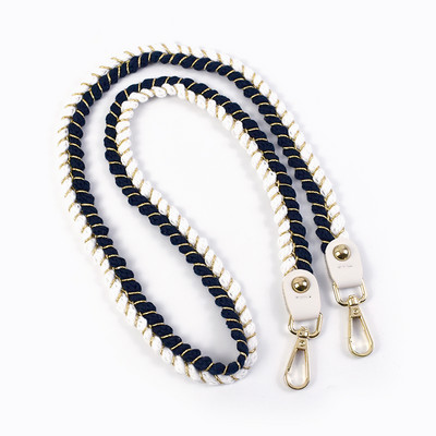 Deepeel 1,5 cm sieviešu auduma somu siksna 80/100/120 cm, viena pleca kaņepju virvju siksnas CrossBody rokassomu maiņas somas dekorēšanas aksesuārs