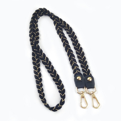 Deepeel 1,5 cm sieviešu auduma somu siksna 80/100/120 cm, viena pleca kaņepju virvju siksnas CrossBody rokassomu maiņas somas dekorēšanas aksesuārs