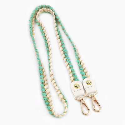 Deepeel 1,5 cm sieviešu auduma somu siksna 80/100/120 cm, viena pleca kaņepju virvju siksnas CrossBody rokassomu maiņas somas dekorēšanas aksesuārs