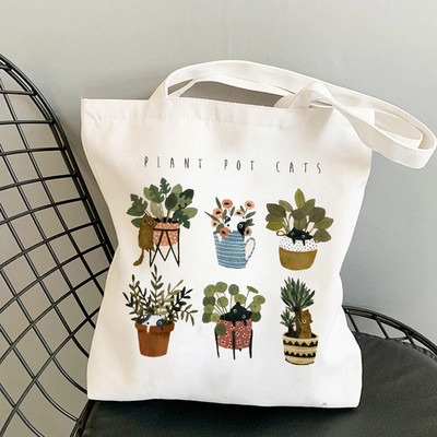 Vászon hordtáska vásárlói táska Női tervezői kézitáskák 2021-es divat lányok alkalmi nagy kapacitású, aranyos méhnyomat válltáskák