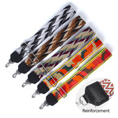 Φαρδύ υφασμάτινο δερμάτινο λουράκι ώμου DIY Crossbody τσάντα Messenger λουράκι ρυθμιζόμενο αντικατάσταση τσάντας παντός αγώνα