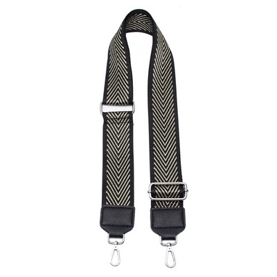 Φαρδύ υφασμάτινο δερμάτινο λουράκι ώμου DIY Crossbody τσάντα Messenger λουράκι ρυθμιζόμενο αντικατάσταση τσάντας παντός αγώνα