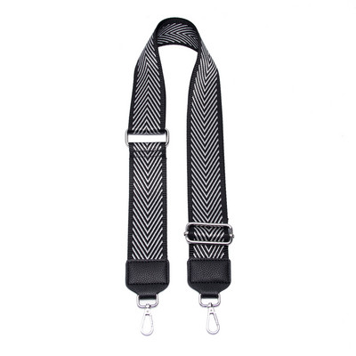 Φαρδύ υφασμάτινο δερμάτινο λουράκι ώμου DIY Crossbody τσάντα Messenger λουράκι ρυθμιζόμενο αντικατάσταση τσάντας παντός αγώνα