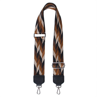 Φαρδύ υφασμάτινο δερμάτινο λουράκι ώμου DIY Crossbody τσάντα Messenger λουράκι ρυθμιζόμενο αντικατάσταση τσάντας παντός αγώνα