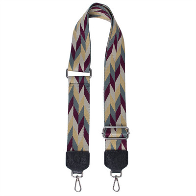 Φαρδύ υφασμάτινο δερμάτινο λουράκι ώμου DIY Crossbody τσάντα Messenger λουράκι ρυθμιζόμενο αντικατάσταση τσάντας παντός αγώνα