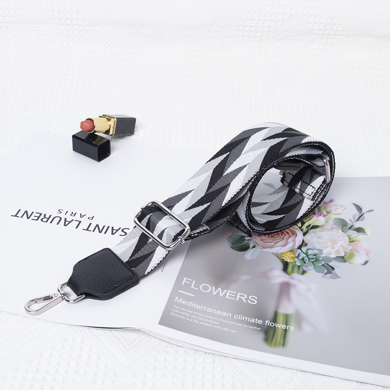 Φαρδύ υφασμάτινο δερμάτινο λουράκι ώμου DIY Crossbody τσάντα Messenger λουράκι ρυθμιζόμενο αντικατάσταση τσάντας παντός αγώνα