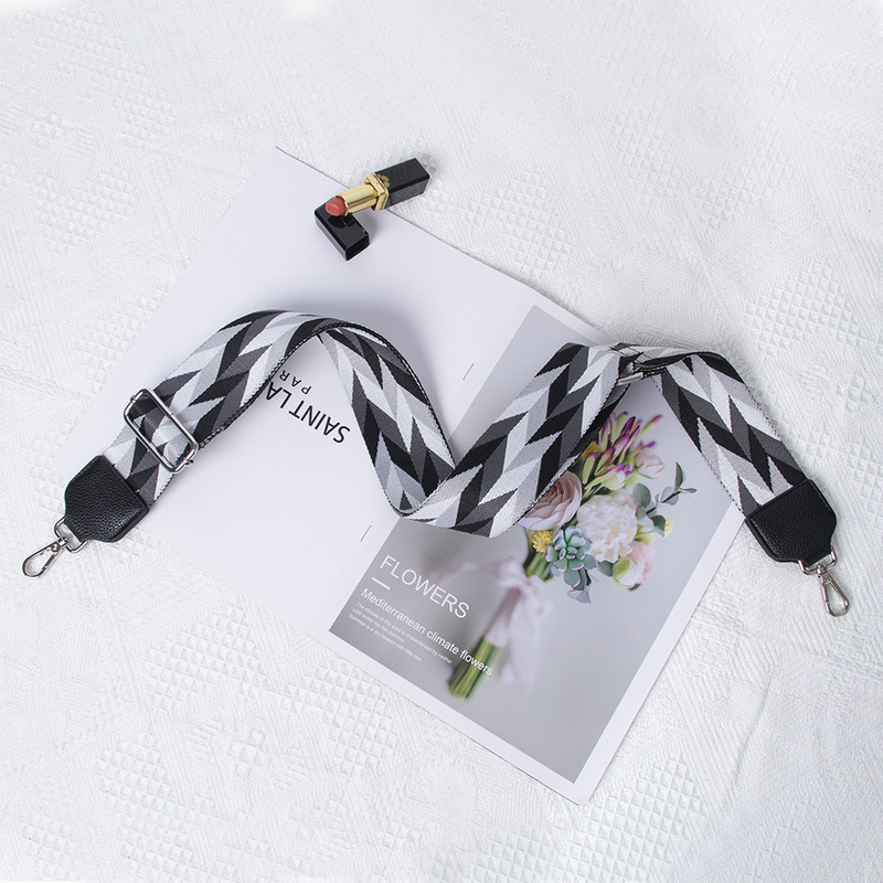 Φαρδύ υφασμάτινο δερμάτινο λουράκι ώμου DIY Crossbody τσάντα Messenger λουράκι ρυθμιζόμενο αντικατάσταση τσάντας παντός αγώνα