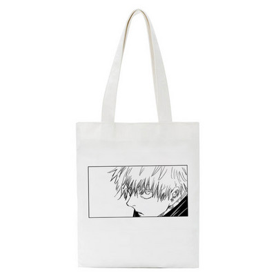 Hot Japanese Anime Jujutsu Kaisen Tote Bag Shopping Torba Harajuku Unisex Ležerna torba Shopper Torbe Na rame Platnena torba Ženska