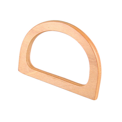 Négyzet alakú fapántok D alakú fa táska fogantyúi dekoratív barkácsolás klasszikus táskák kiegészítők kézitáska hordtáska csere készítő eszköz