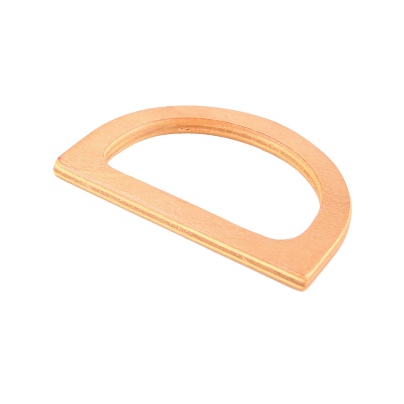 Négyzet alakú fapántok D alakú fa táska fogantyúi dekoratív barkácsolás klasszikus táskák kiegészítők kézitáska hordtáska csere készítő eszköz