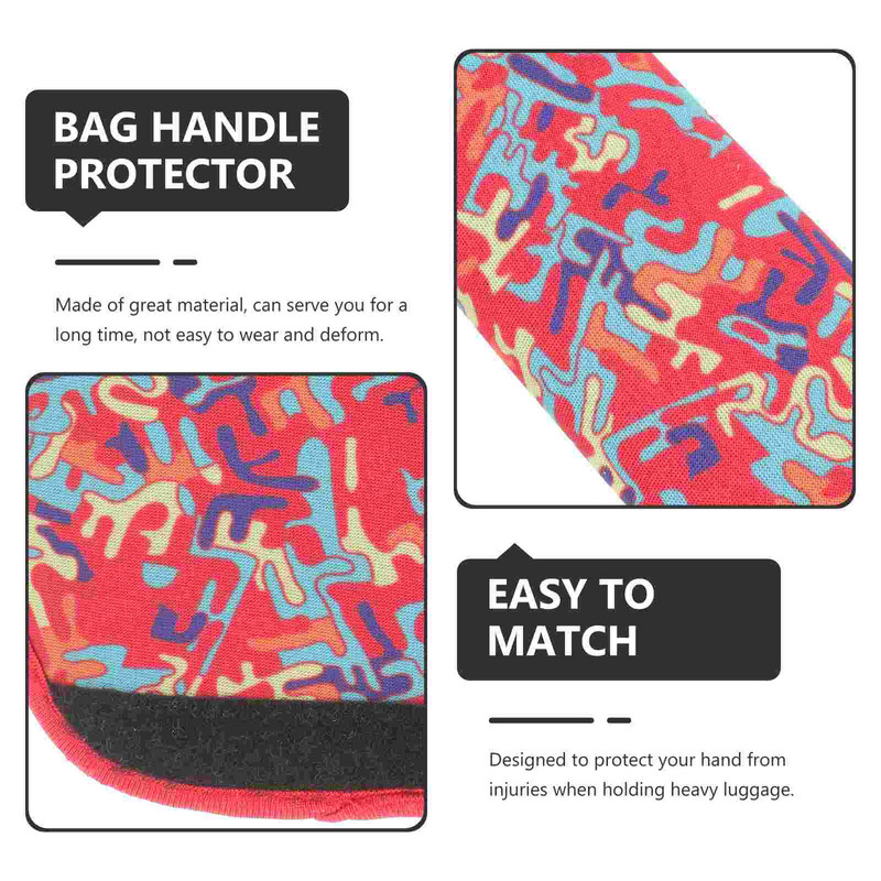 2 τεμ. Χειρολαβή τσάντα περιτυλίγματος αποσκευών Λαβή βαλίτσας Καλύμματα Αναγνωριστικό πορτοφόλι Ετικέτες προστατευτικό μανίκια Νεοπρένιο λουρί για τσάντα ταξιδίου