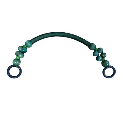 Nailonnöör puidust helmed käekoti käepideme koti tarvikud käekoti käepideme aksessuaarid puidust helmest käekoti käepide Retro punutud isetegemine