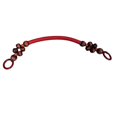 Nailonnöör puidust helmed käekoti käepideme koti tarvikud käekoti käepideme aksessuaarid puidust helmest käekoti käepide Retro punutud isetegemine