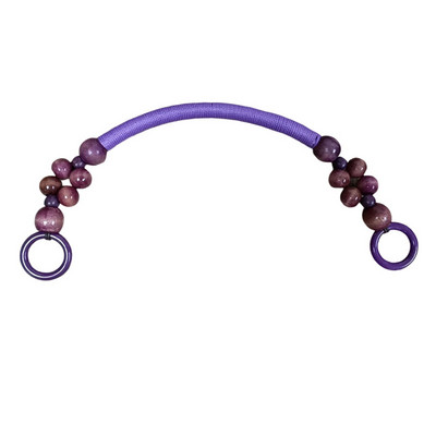 Nailonnöör puidust helmed käekoti käepideme koti tarvikud käekoti käepideme aksessuaarid puidust helmest käekoti käepide Retro punutud isetegemine