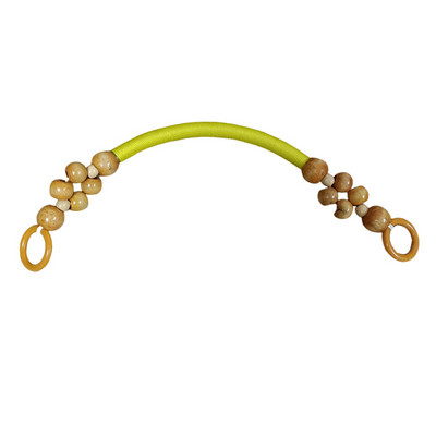 Nailonnöör puidust helmed käekoti käepideme koti tarvikud käekoti käepideme aksessuaarid puidust helmest käekoti käepide Retro punutud isetegemine