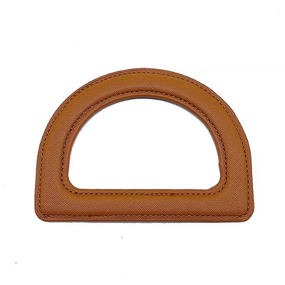 Gyors szállítás D-alakú bőrtáska fogantyúja fémgyűrűs kézitáska fogantyúi csere barkács pénztárca poggyász Kézzel készített kiegészítők