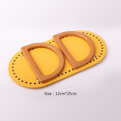 Kézzel készített kézitáska vállpántos szőtt táskakészlet PU bőr táska alja fogantyútartozékokkal barkácstáska hátizsákhoz