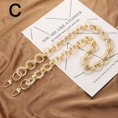 Vintage lanac od akrilne smole s osmerokutnom kopčom Torba s remenom za torbicu Dodaci Ženska torba Dekorativni remen Naramenica 40-80 cm