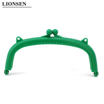 LIONSEN 16cm Arc Πλαστική λαβή πλαισίου για τσάντα συμπλέκτη Αξεσουάρ τσάντας κατασκευής Kiss Clasp Lock 10 χρωμάτων