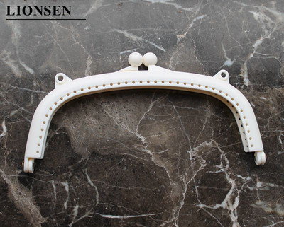 LIONSEN 16cm Arc Πλαστική λαβή πλαισίου για τσάντα συμπλέκτη Αξεσουάρ τσάντας κατασκευής Kiss Clasp Lock 10 χρωμάτων
