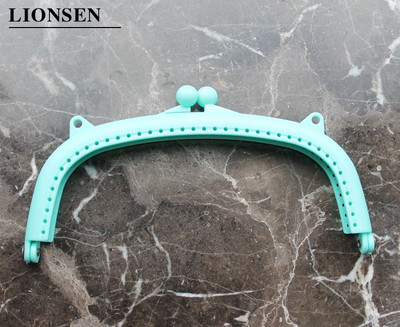 LIONSEN 16cm Arc Πλαστική λαβή πλαισίου για τσάντα συμπλέκτη Αξεσουάρ τσάντας κατασκευής Kiss Clasp Lock 10 χρωμάτων