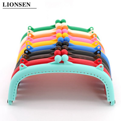 LIONSEN 16cm Arc Plastična torbica Okvir Ručka za Clutch torbica Ručna torbica Dodaci Making Kiss Brava za kopču 10 boja