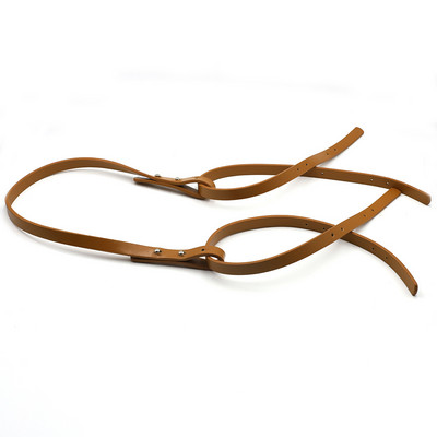 Kzfashions PU kožna torba Naramenica za kantu Smeđa crna naramenica za DIY pletenu torbu Dodaci