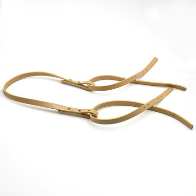 Kzfashions PU kožna torba Naramenica za kantu Smeđa crna naramenica za DIY pletenu torbu Dodaci