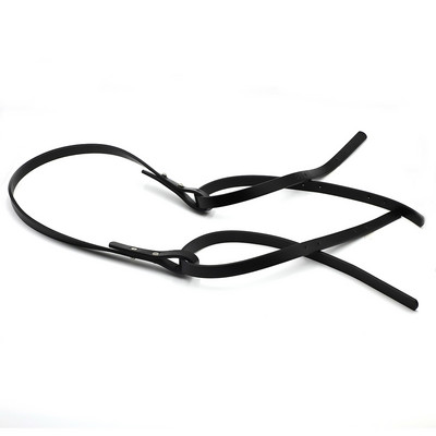 Kzfashions PU kožna torba Naramenica za kantu Smeđa crna naramenica za DIY pletenu torbu Dodaci