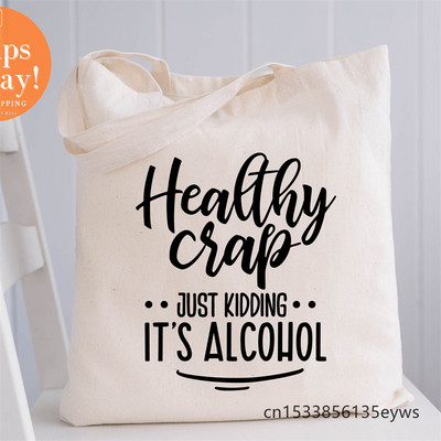 Hocus Pocus Graphic Hipster Cartoon Print Shopping Tote Torbe Paketi za djevojčice Ručna torba