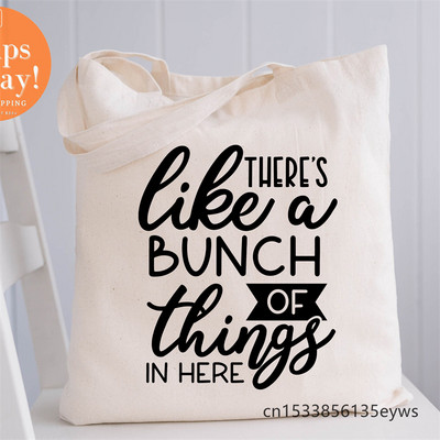 Hocus Pocus Graphic Hipster Cartoon Print Shopping Tote Torbe Paketi za djevojčice Ručna torba