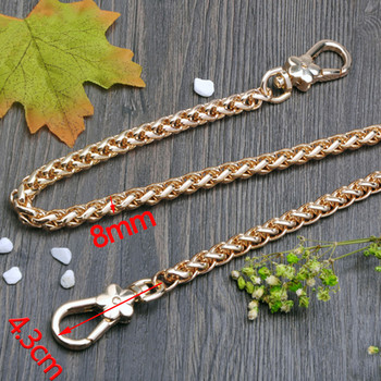 Heavy Bag Chain - Gold, Silver, Gun Black, Brusehd Bronze 8mm Μεταλλική Ανταλλακτική Αλυσίδα Ώμου για Λαβές Τσάντας, Ιμάντες