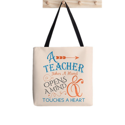 Rechizite Profesor cunoștințe despre plante Geantă de tote imprimată femei Harajuku Cumpărător Geantă amuzantă Cumpărături de umăr Geanta de pânză pentru doamnă