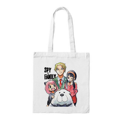 Anime táska SPY FAMILY Bevásárlótáskák Vászon táskák Női Kawaii Anya Shopper Bag bevásárlótáska Spy X Family Shopee Shop