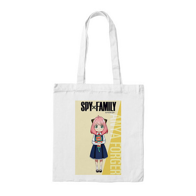 Anime táska SPY FAMILY Bevásárlótáskák Vászon táskák Női Kawaii Anya Shopper Bag bevásárlótáska Spy X Family Shopee Shop