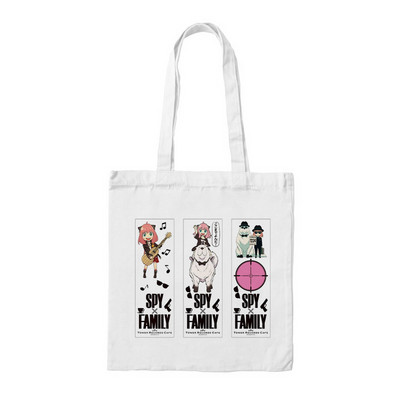 Anime táska SPY FAMILY Bevásárlótáskák Vászon táskák Női Kawaii Anya Shopper Bag bevásárlótáska Spy X Family Shopee Shop