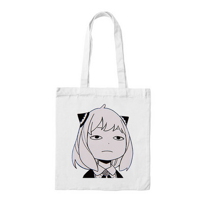Anime táska SPY FAMILY Bevásárlótáskák Vászon táskák Női Kawaii Anya Shopper Bag bevásárlótáska Spy X Family Shopee Shop