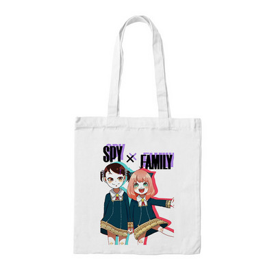Anime táska SPY FAMILY Bevásárlótáskák Vászon táskák Női Kawaii Anya Shopper Bag bevásárlótáska Spy X Family Shopee Shop