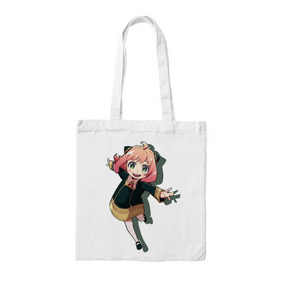 Anime táska SPY FAMILY Bevásárlótáskák Vászon táskák Női Kawaii Anya Shopper Bag bevásárlótáska Spy X Family Shopee Shop