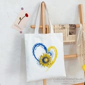 Cool Ucrainei Drapel Floarea-soarelui Vintage Ucraineni Iubitori Ucraina Print Canvas Geanta Moda Capacitate Mare Cumpărături Cumpărături Genți de mână