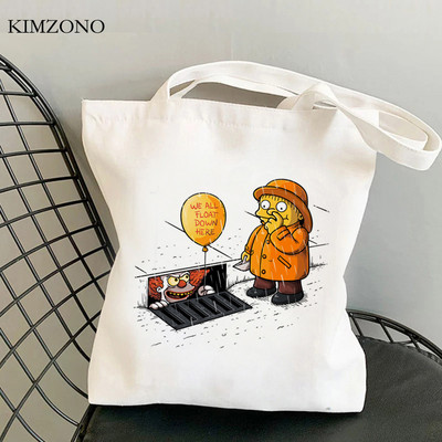 Chucky bevásárlótáska vásárló táska pamut juta táska bevásárlótáska bolsas újrahasznosítható összehajtható táska cabas egyedi