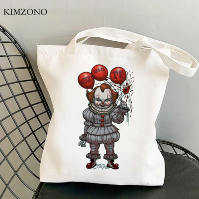 Chucky bevásárlótáska vásárló táska pamut juta táska bevásárlótáska bolsas újrahasznosítható összehajtható táska cabas egyedi