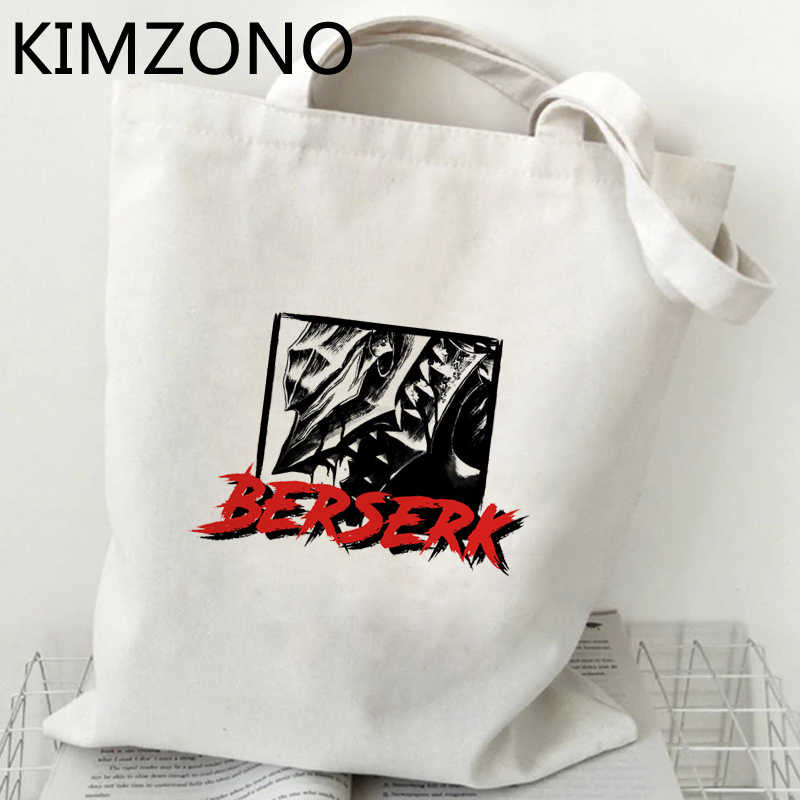 Berserk bevásárlótáska bolso vásárlói kézitáska újrafelhasználható táska bolsas ecologicas juta reciclaje sacola sac tissu