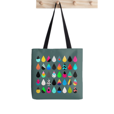 Shopper Cavalier King Charles Spaniel torba s printom ženska Harajuku shopper torba djevojka Torba za kupovinu na rame Ženska platnena torba