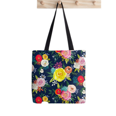 Shopper Cavalier King Charles Spaniel torba s printom ženska Harajuku shopper torba djevojka Torba za kupovinu na rame Ženska platnena torba