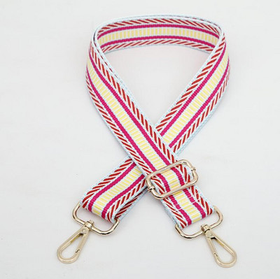 Színes táskaszíj Női vállpántos táska öv Hosszú állítható széles pántos táskarész tartozékok Női futártáska pánt