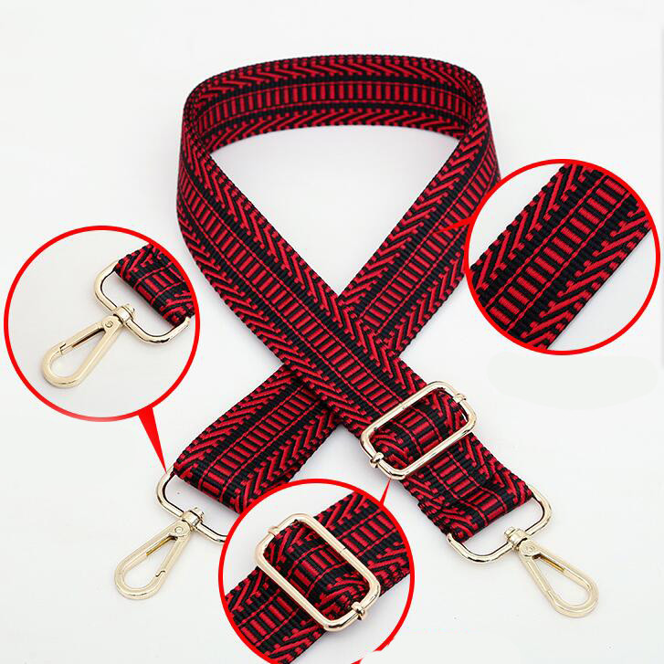 Színes táskaszíj Női vállpántos táska öv Hosszú állítható széles pántos táskarész tartozékok Női futártáska pánt