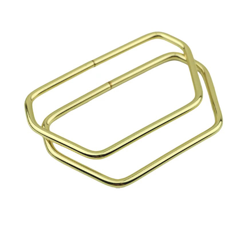 Mâner metalic trapezoid hexagonal puternic pentru genți de mână, feronerie pentru bagaje, accesoriu pentru geanți, cadou, auriu, argint, cadru de posetă